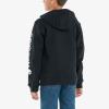 Carhartt Kid’s CA6272 Long-Sleeve Graphic Sweatshirt – Boys(Caviar Black)