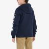 Carhartt Kid’s CA6272 Long-Sleeve Graphic Sweatshirt – Boys(Navy Blazer)