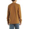 Carhartt Kid’s CA6619 Long-Sleeve Graphic Pocket T-Shirt(Carhartt Brown)