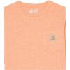Carhartt Kid’s CA6619 Long-Sleeve Graphic Pocket T-Shirt(Mock Orange Heather)
