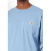 Carhartt Kid’s CA6619 Long-Sleeve Graphic Pocket T-Shirt(Pastel Turquois)