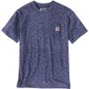 Carhartt Men’s 103296 Relaxed Fit Workwear Pocket T-Shirt(Blue snow)