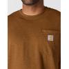 Carhartt Men’s 103296 Relaxed Fit Workwear Pocket T-Shirt(Oiled Walnut Heather)