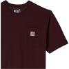 Carhartt Men’s 103296 Relaxed Fit Workwear Pocket T-Shirt(Port)