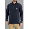Carhartt Men’s 104255 Force® Relaxed Fit Quarter Zip Pocket T-Shirt(Navy)