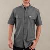 Carhartt Men’s 104369 Loose Fit Midweight Shirt(Black Chambray)