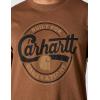 Carhartt Men’s 106531 Relaxed Fit Lightweight Short-Sleeve Script Graphic T-Shi(Red Duck Heather)