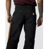 Carhartt Men’s B01 Loose Straight Firm Duck Double-Front Dungaree(Black)
