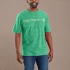 Carhartt Men’s Big Signature Logo Short Sleeve T-Shirt(Malachite Snow Heather)
