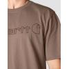 Carhartt Men’s Big Signature Logo Short Sleeve T-Shirt(Soft Sepia)