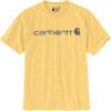 Carhartt Men’s Big Signature Logo Short Sleeve T-Shirt(Sundance Snow Heather)