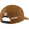Carhartt Mens Canvas Mesh-Back Logo Embroidered Cap(Carhartt Brown)
