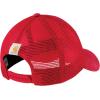 Carhartt Men’s Canvas Mesh-Back Logo Graphic Cap(Fire Red)