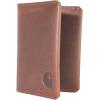 Carhartt Men’s Craftsman Leather Wallets, Available in Multiple Styles and Colors(Brown (Front Pocket Bi-fold))