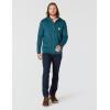 Carhartt Men’s Force Relaxed Fit Full-Zip Long-Sleeve Hooded T-Shirt(Greenstone)