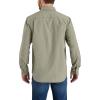 Carhartt Men’s Force Relaxed Fit Lightweight Long- Sleeve Shirt(Burnt Olive)