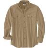 Carhartt Men’s Force Relaxed Fit Lightweight Long- Sleeve Shirt(Dark Khaki)