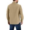 Carhartt Men’s Force Relaxed Fit Lightweight Long- Sleeve Shirt(Dark Khaki)