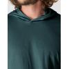 Carhartt Men’s Force Relaxed Fit Midweight Long-Sleeve Logo Graphic Hooded T-Shirt(Greenstone)