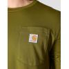 Carhartt Men’s Force Relaxed Fit Midweight Short-Sleeve Pocket T-Shirt(Dark Bronzed Green)