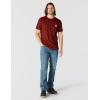 Carhartt Men’s Force Relaxed Fit Midweight Short-Sleeve Pocket T-Shirt(Dark Spice Red Heather)