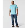 Carhartt Men’s Force Relaxed Fit Midweight Short-Sleeve Pocket T-Shirt(Dusted Aqua)