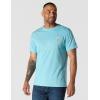 Carhartt Men’s Force Relaxed Fit Midweight Short-Sleeve Pocket T-Shirt(Dusted Aqua)