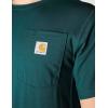 Carhartt Men’s Force Relaxed Fit Midweight Short-Sleeve Pocket T-Shirt(Greenstone)