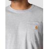 Carhartt Men’s Force Relaxed Fit Midweight Short-Sleeve Pocket T-Shirt(Heather Grey)