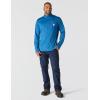 Carhartt Men’s Force Relaxed Fit Mock Neck Half-Zip T-Shirt(Dark Horizon Blue)