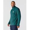Carhartt Men’s Force Relaxed Fit Mock Neck Half-Zip T-Shirt(Greenstone)