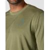 Carhartt Men’s Force Sun Defender Lightweight Long-Sleeve Logo Graphic T-Shirt(Dark Bronzed Green Heather)