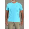 Carhartt Men’s Force Sun Defender Lightweight Short-Sleeve Logo Graphic T-Shirt(Gulf Blue)