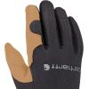 Carhartt Men’s GD0794M High Dexterity Open Cuff Glove(Black Barley)