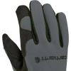 Carhartt Men’s GD0794M High Dexterity Open Cuff Glove(Grey)