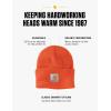 Carhartt Men’s Knit Cuffed Beanie(Brite Orange)