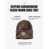 Carhartt Men’s Knit Cuffed Beanie(Dark Brown/Sandstone)
