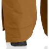 Carhartt Men’s Loose Fit Firm Duck Insulated Bib Overall(Carhartt Brown)