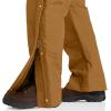 Carhartt Men’s Loose Fit Firm Duck Insulated Bib Overall(Carhartt Brown)