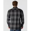 Carhartt Men’s Loose Fit Heavyweight Flannel Long-Sleeve Plaid Shirt(Gravel)