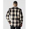 Carhartt Men’s Loose Fit Heavyweight Flannel Long-Sleeve Plaid Shirt(Oat Milk)