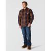 Carhartt Men’s Loose Fit Heavyweight Flannel Long-Sleeve Plaid Shirt(Red Duck)