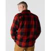 Carhartt Men’s Loose Fit Heavyweight Flannel Long-Sleeve Plaid Shirt(Spice Red)