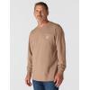 Carhartt Men’s Loose Fit Heavyweight Long-Sleeve Pocket Deer Graphic T-Shirt(Soft Sepia Heather)