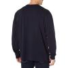 Carhartt Men’s Loose Fit Heavyweight Long-Sleeve Pocket Henley T-Shirt(Navy)