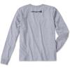 Carhartt Men’s Loose Fit Heavyweight Long-sleeve Logo Sleeve Graphic T-shirt(Heather Gray)