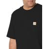 Carhartt Men’s Loose Fit Heavyweight Short-Sleeve Pocket T-Shirt(Black)