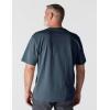 Carhartt Men’s Loose Fit Heavyweight Short-Sleeve Pocket T-Shirt(Bluestone)