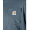 Carhartt Men’s Loose Fit Heavyweight Short-Sleeve Pocket T-Shirt(Bluestone)
