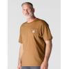 Carhartt Men’s Loose Fit Heavyweight Short-Sleeve Pocket T-Shirt(Brown)